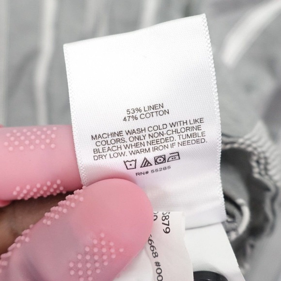 Express Button-Up Shirt Men's Large Striped Long Sleeve Collared Regular Fit - Picture 6 of 7